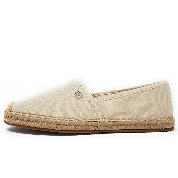 Tommy Hilfiger essential espadrille Slipper AA8 creme