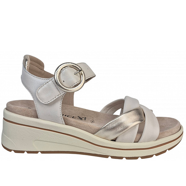 Caprice Keilsandalette OFFWHITE PERLATO COMB