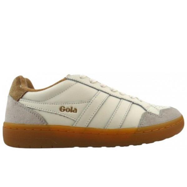 Gola Eagle 86 white caramel gum sportlicher Schnürer white caramel gum