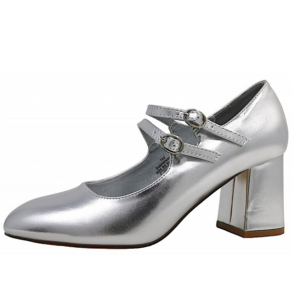 Post Xchange Metallic Pumps Silver