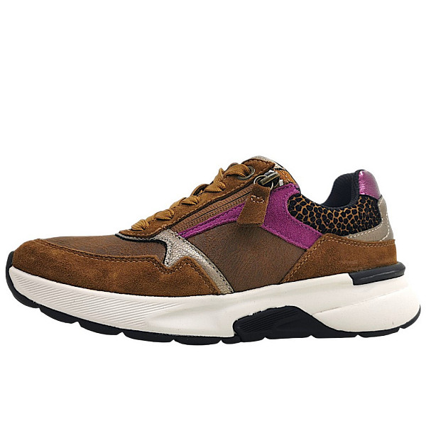Gabor sportlicher Schnürer cognac/berry 63