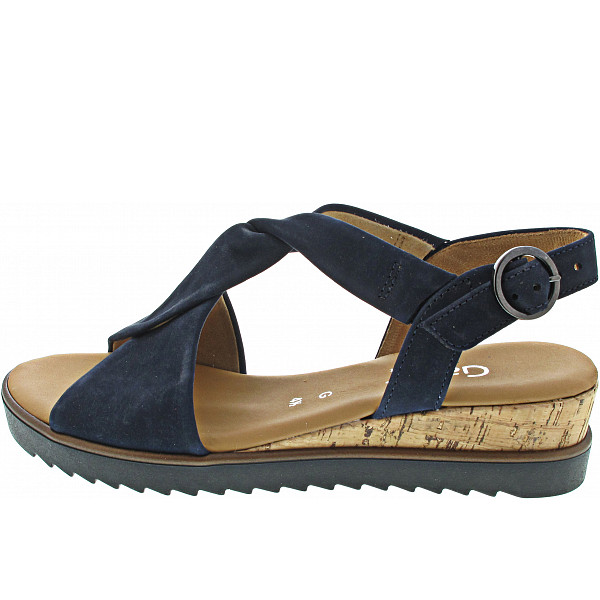 Gabor Comfort Sandale blue (Kork/schw.)