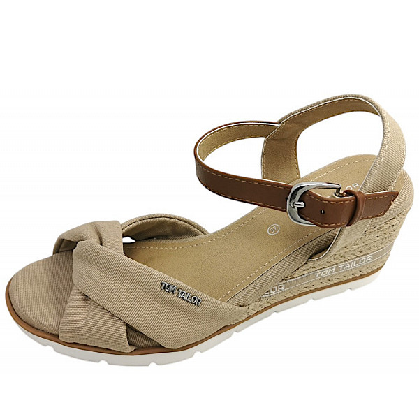 Tom Tailor Sandalette sand