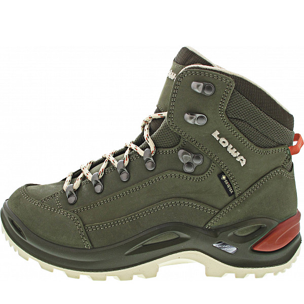 Lowa Renegade GTX Mid Ws Wanderstiefel graugrün-panna