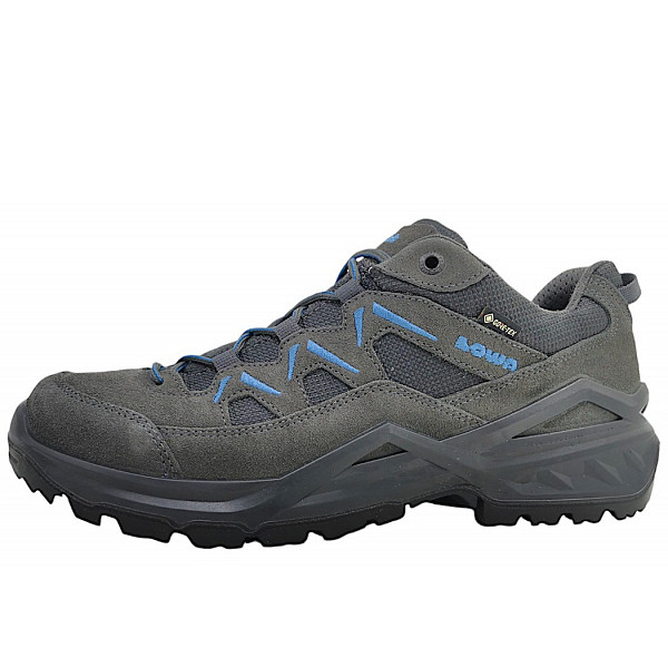 Lowa SIRKOS EVO GTX LO Wanderschuh 9704- Graphit/Blau