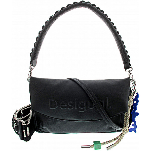 Desigual Half Logo Trokel Tasche black