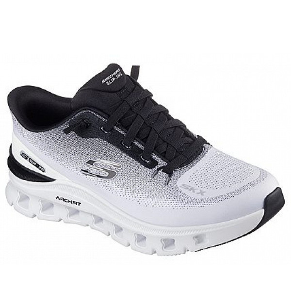 Skechers ARCH FIT GLIDE-STEP PRO Slipper WBK Weiß