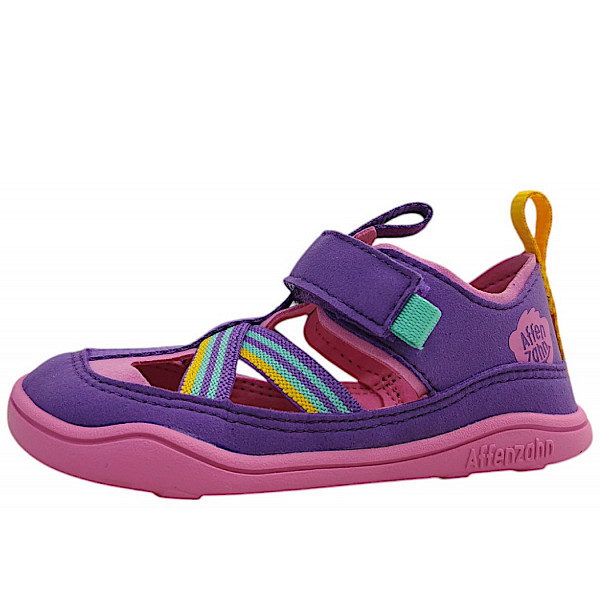 Affenzahn Kreativ Tukan Sandale pink-lila