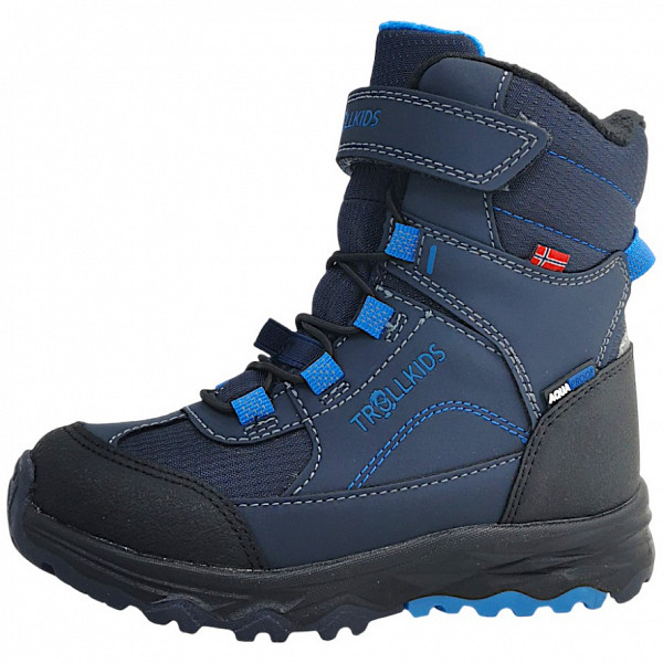 Trollkids Hafjell XT Winterstiefel navy/med.blue/black
