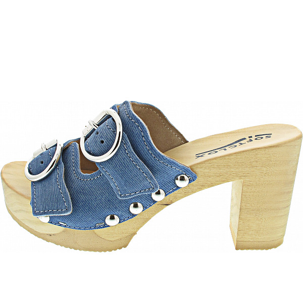 Softclox Evi Jeanslook Pantolette blau (natur)