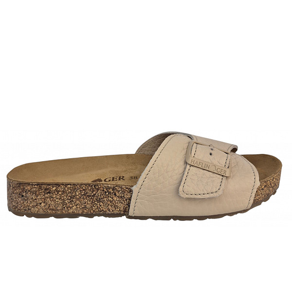 Haflinger Bio Jeane creme Pantolette creme