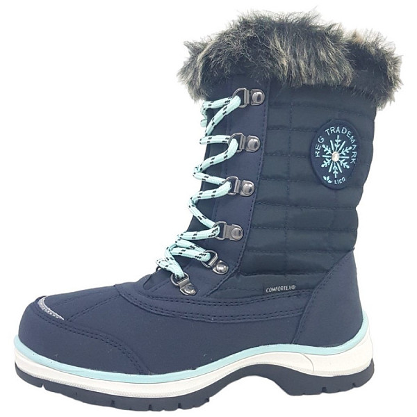 Lico Lillesand Stiefel marine/türkis