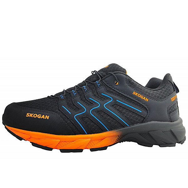 Skogan Sko-Runner Wanderschuh black-orange 540