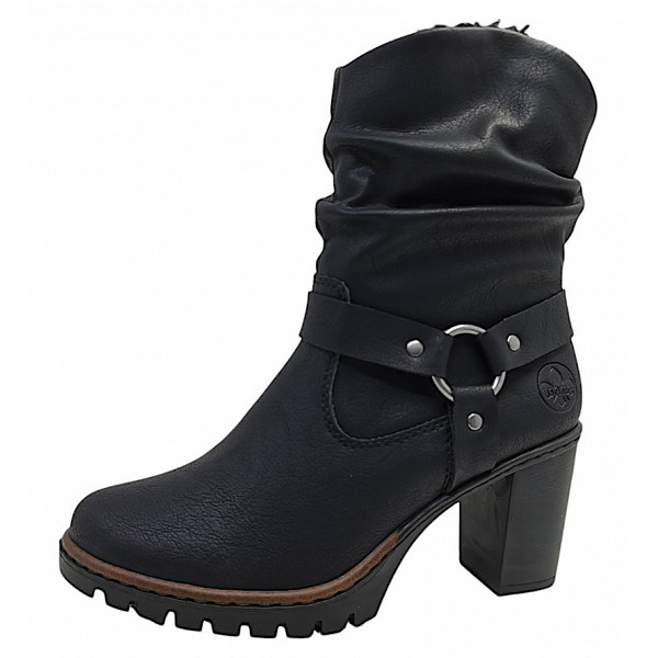 Rieker Stiefelette 00- Schwarz