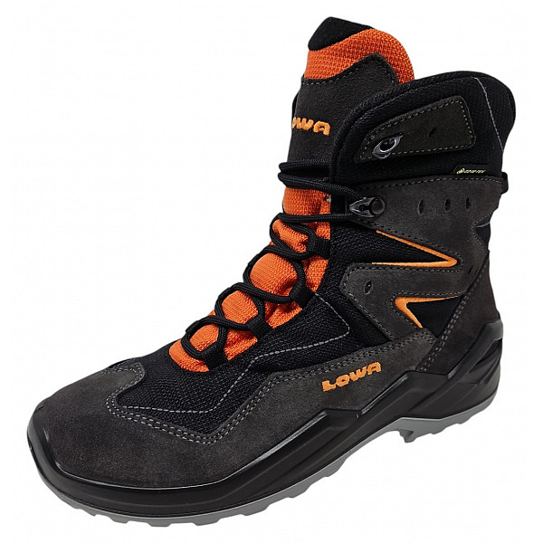 Lowa LIno GTX HI JR. Wanderschuh graphit orange