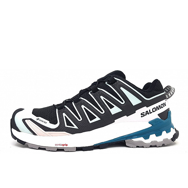 Salomon XA Pro 3D V9 GTX W Wanderschuh Black/Bleached Aqua/Blue