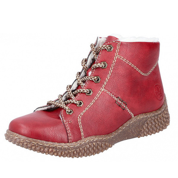 Rieker Stiefelette rot