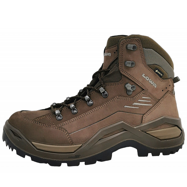 Lowa RENEGADE EVO GTX MID Wanderstiefel 4324- Espresso/Seegras