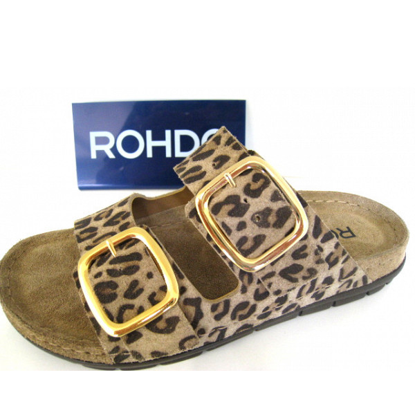 Rohde Pantolette ginger leoprint