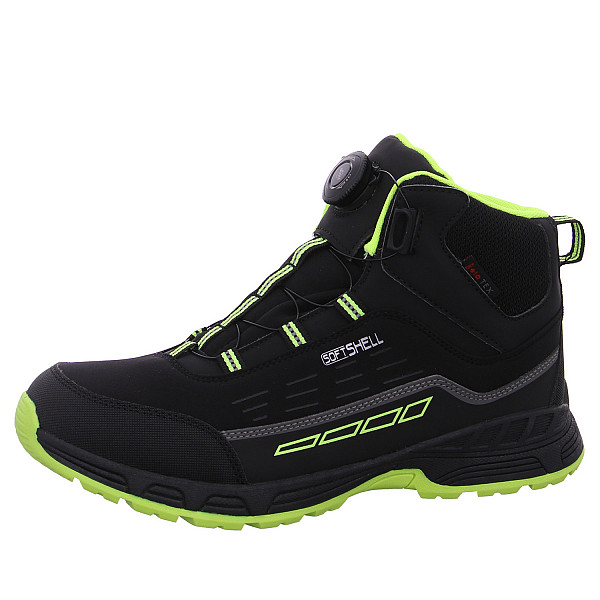 Jela Schnürstiefel black lime