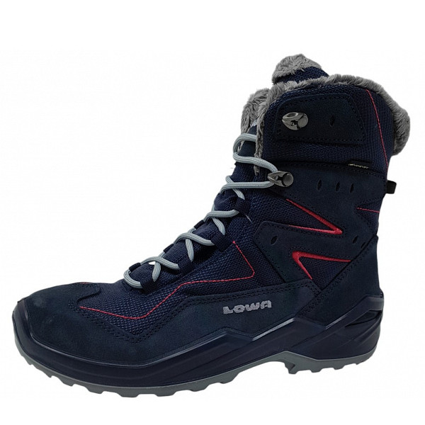 Lowa LIno GTX HI JR. Wanderschuh navy fuchsia