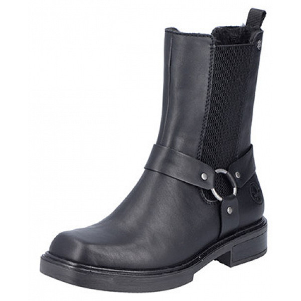 Rieker Stiefelette schwarz