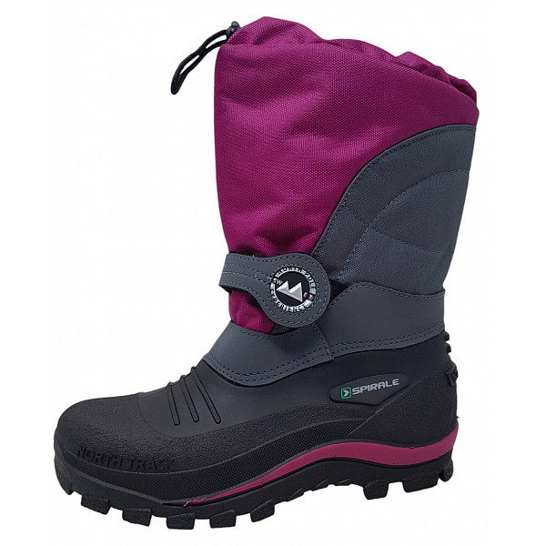 Spirale Sascha Boots grey fuchsia