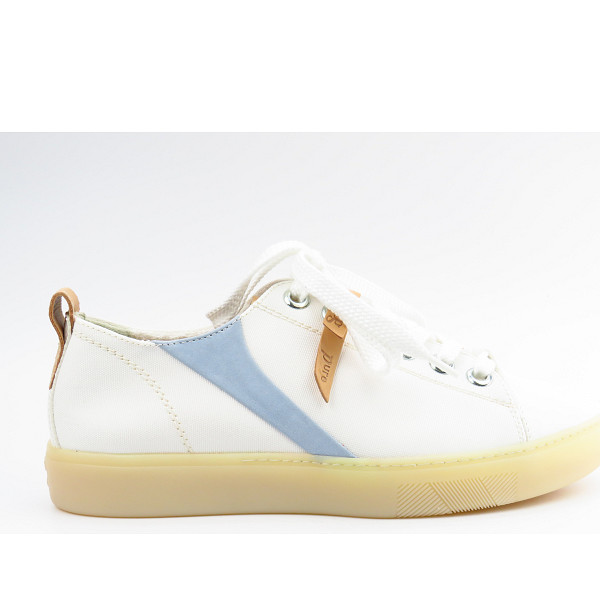 Paul Green Canvas white/sky Sneaker weiss/hellblau