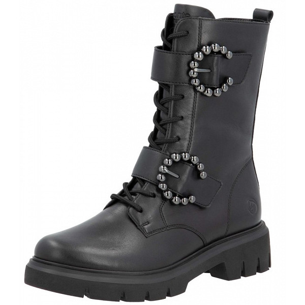 Remonte Schnürstiefel schwarz