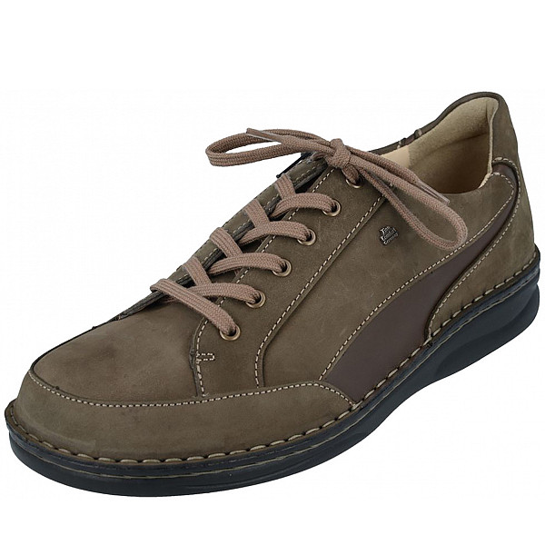 Finn Comfort Schnürhalbschuh ebony/rinde