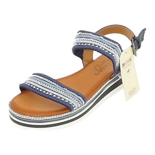 Mustang Navy Pantolette navy