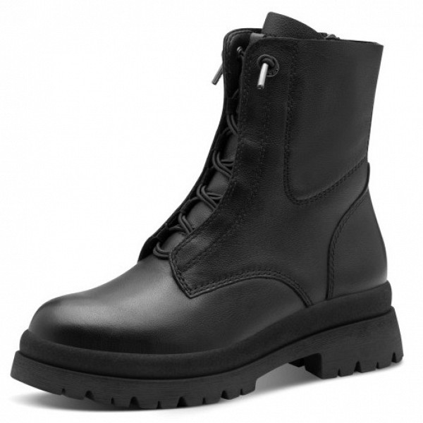 Tamaris stiefel Schnürstiefel schwarz