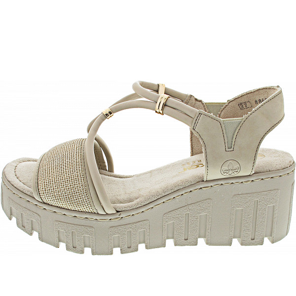 Rieker Keilsandalette beige