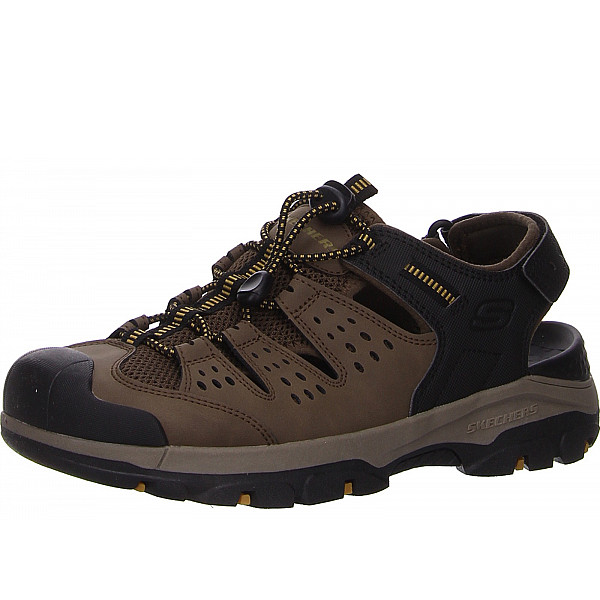 Skechers Slipper braun kombi.