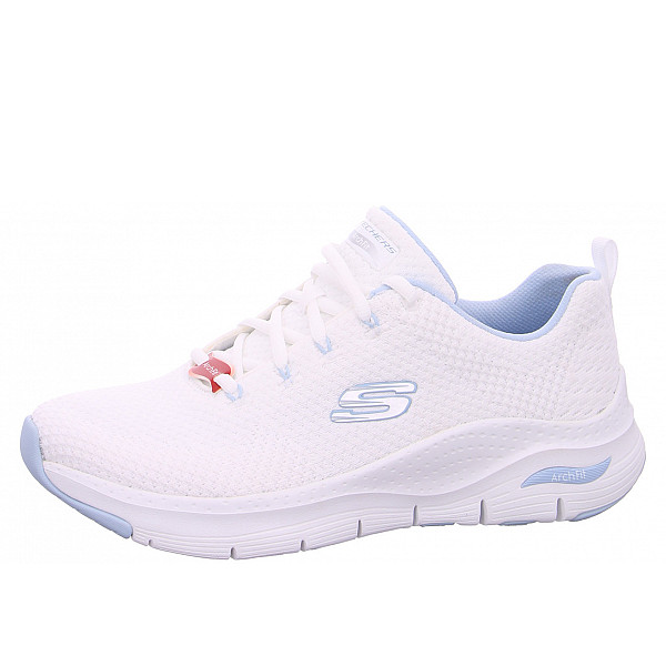 Skechers Arch Fit Glee for All Trainingsschuh WLB white blue