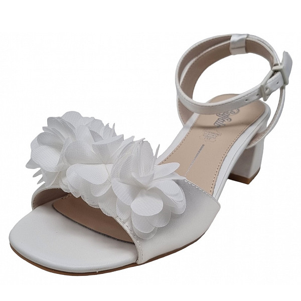 Buffalo Lucy Tose Brautschuh Sandalette ivory