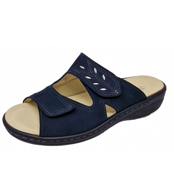 Belvida Pantolette navy cosmos metalic