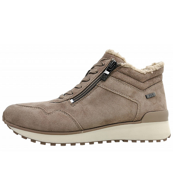 Caprice Schnürer Taupe suede 343