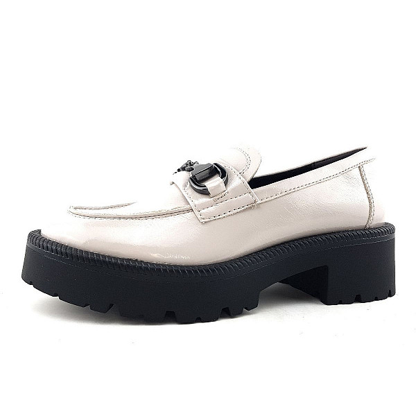 Tamaris Slipper 252 pale grey Pat.