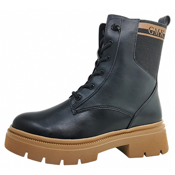 Marco Tozzi Schnürstiefel black/nature 084