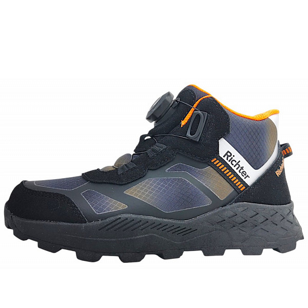 Richter Winterstiefel black/yerba/sil/oran
