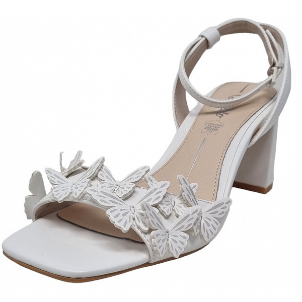 Buffalo Ashley Butterfly Sandalette white