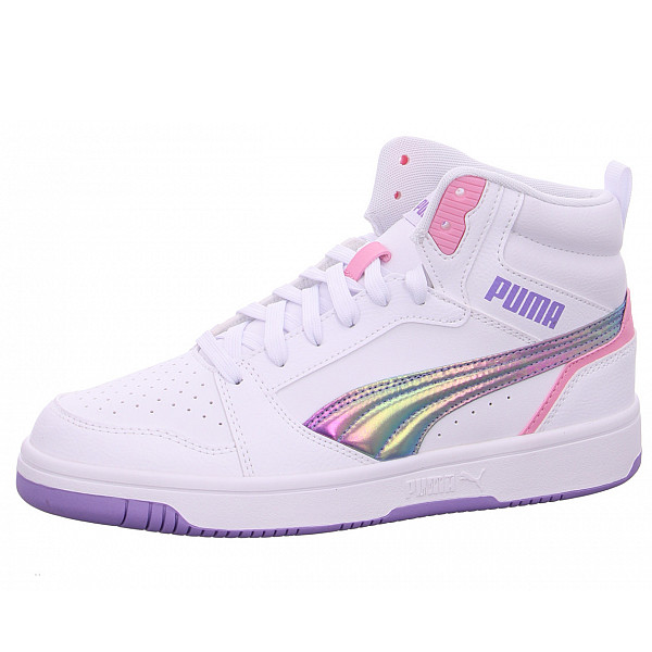 Puma Rebound V6 Mid Schnürstiefel 001 white lavender