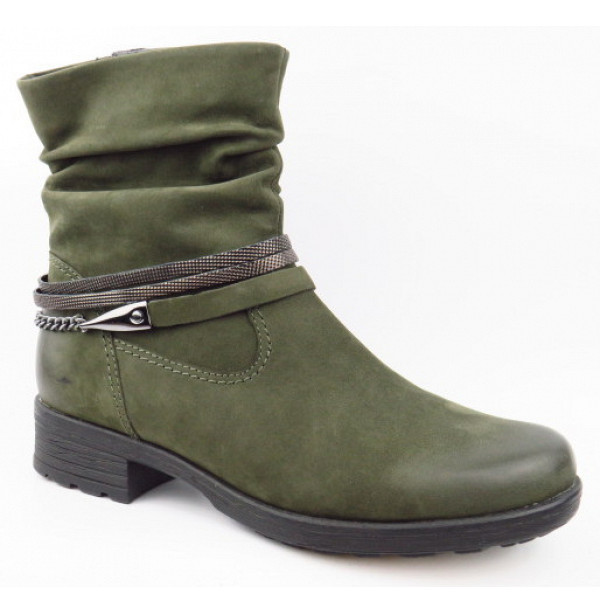 Gabor Nubuk Oil loden Stiefelette loden