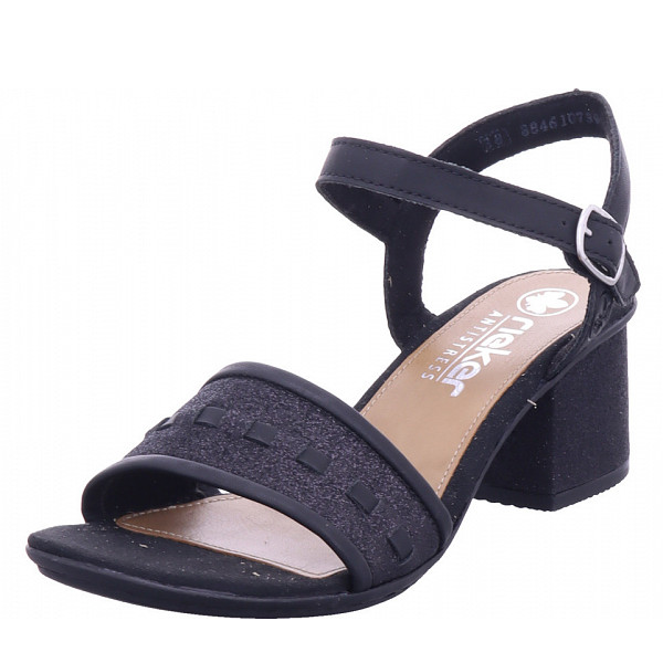 Rieker fsk damen sandalen Sandalette schwarz