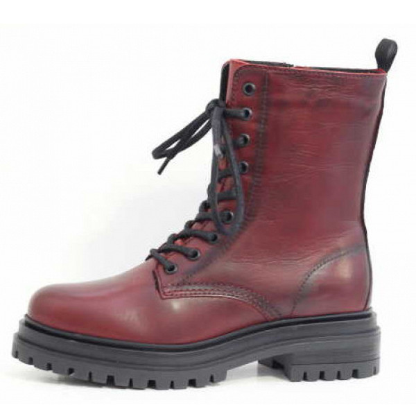 Iber Shoes Schnürstiefel rot