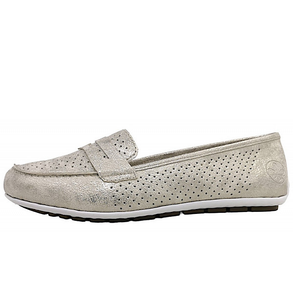 Rieker Aleria Slipper 60- Beige/Gold