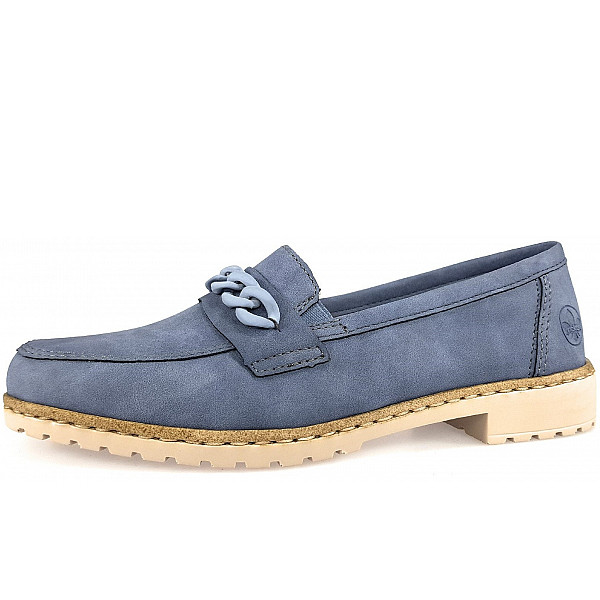 Rieker Nabukino Slipper 10 lightblue