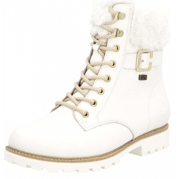 Remonte Schnürstiefel dirty white bianco