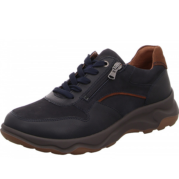 Waldläufer h-max Schnürschuhe blau